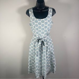 Banana Republic sky Blue polka dot dress
